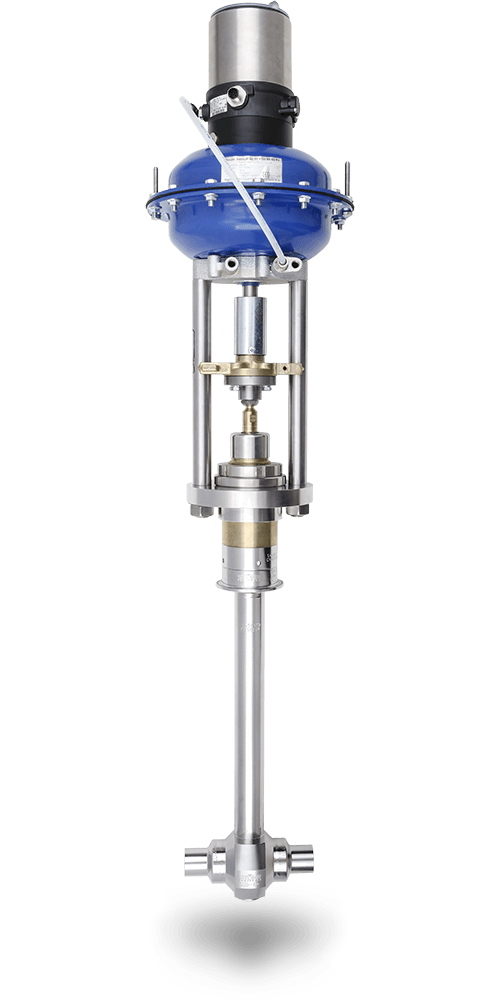 Cryogenic control valve diaphragm actuator Sticks 900