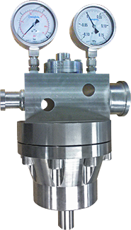 Pressure reducers for low-pressure and high-pressure
